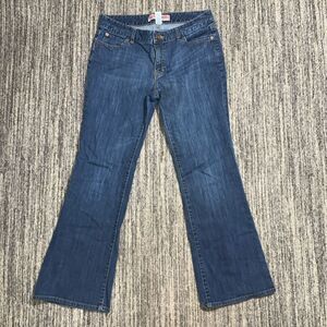 VTG Y2K 90s Gap Women's Size 10 Curvy‎ Flared Leg Low Rise Blue Denim Jeans
